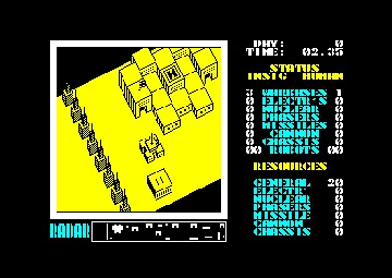 Nether Earth (UK) (1986) screen shot game playing